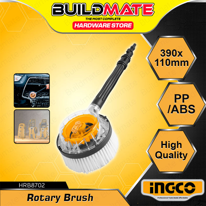 BUILDMATE Ingco Cleaning Brushes , Fix, Rotary, Horizontal, Patio and Wheel Brush for High Pressure Washer - IHT