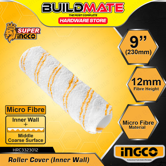 BUILDMATE Ingco Roller Cover Paint Cover 4" Inch 100mm Inner Wall Cylinder Brush Paint Roller Painting Roller Paint Tool HRC3610016 | HRC3610012 • HT2