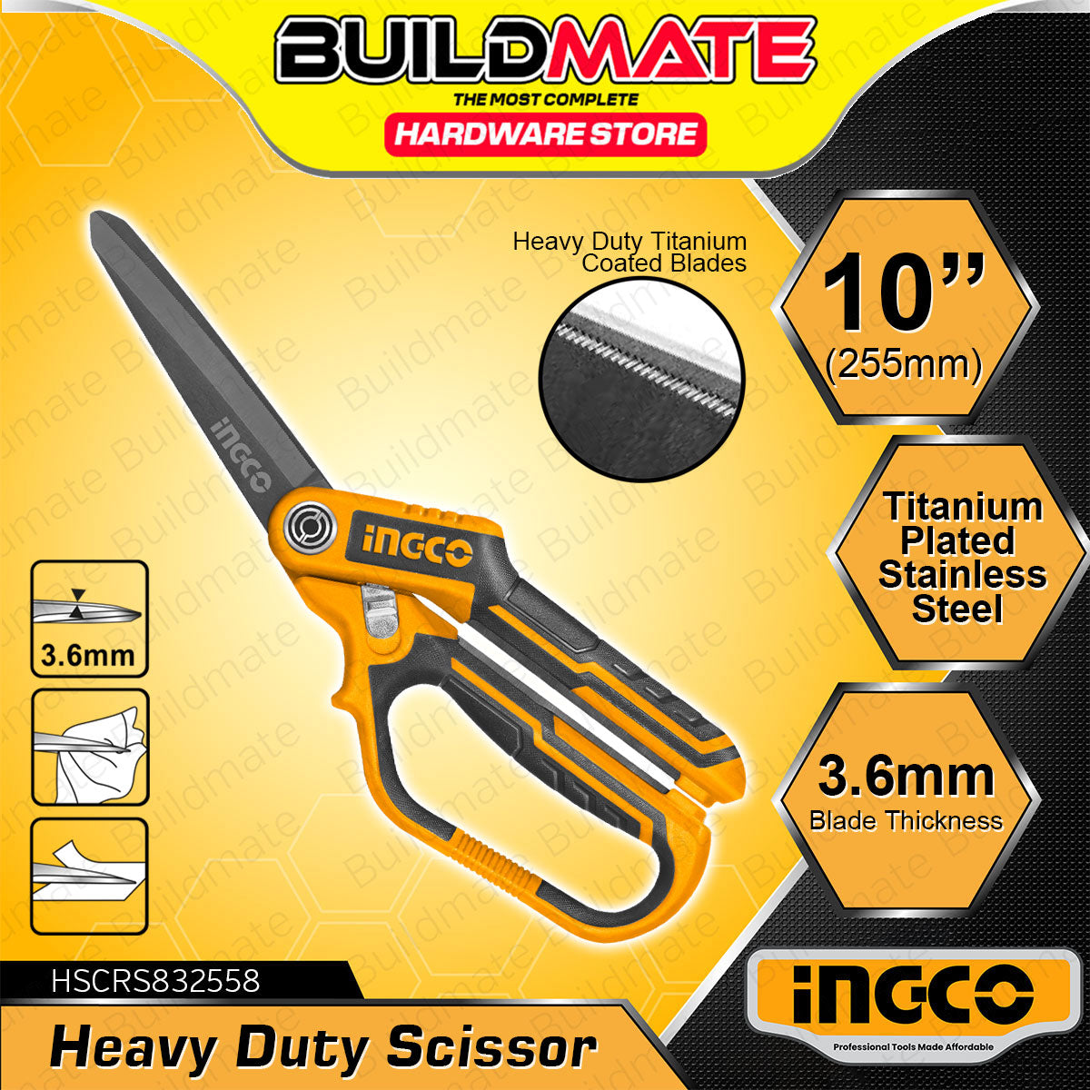 BUILDMATE Ingco 255mm(10