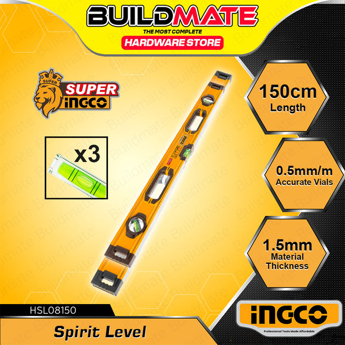 Sitemate Professional Aluminium Spirit Level with 2 Vials Building Sitemate Professional Aluminium Spirit Level with 2 Vials Building