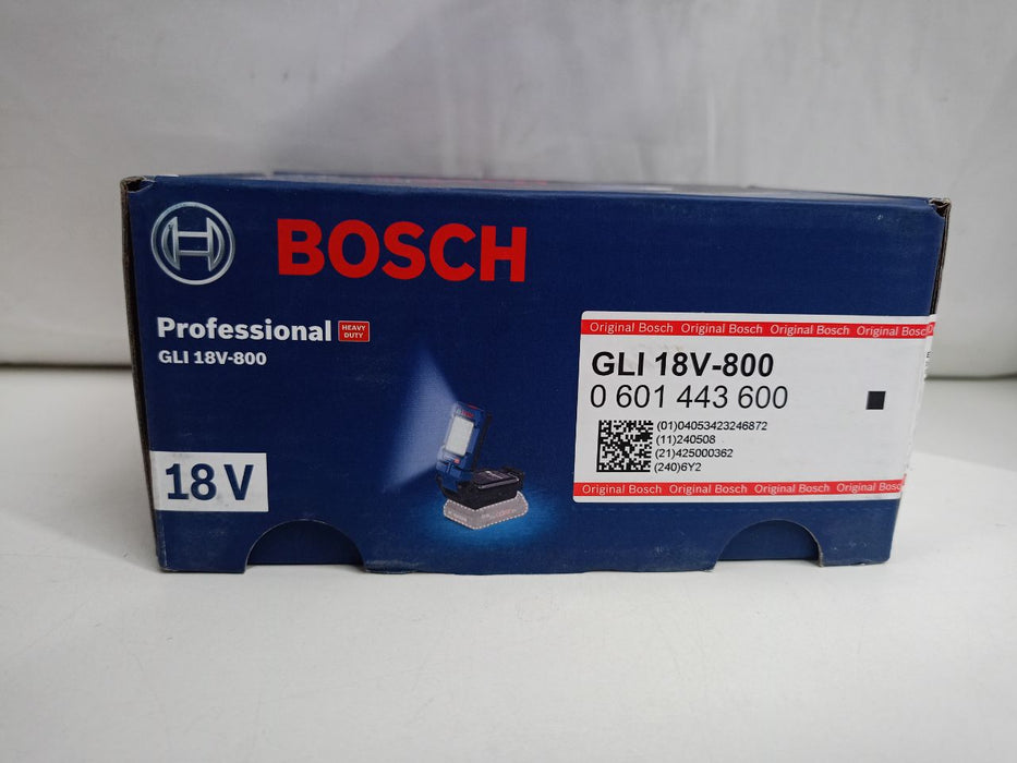 BOSCH GLI 18V-800 LED Light 18V Cordless SOLO (w/o batt & charger) 0601443600