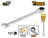 INGCO Ratchet Spanner CR-V Chrome Plated Matte Finish [SOLD PER PIECE] IHT - BUILDMATE