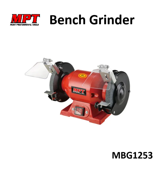 MPT 60Hz Bench Grinder 125mm MBG1253 PT • MOST PROFESSIONAL TOOLS •