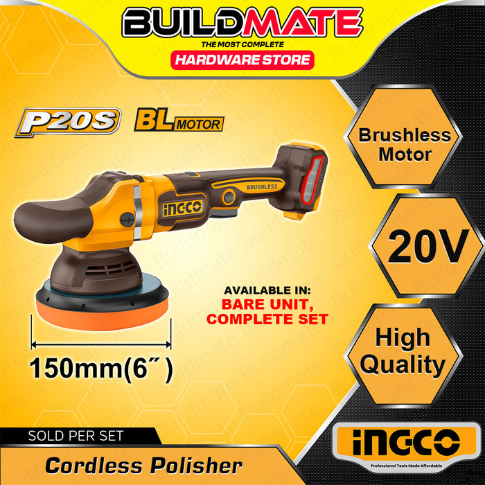BUILDMATE Ingco Cordless Polisher (Unit only and Complete Set with Battery and Charger) APLI2015 & APLI20151 - ICPT