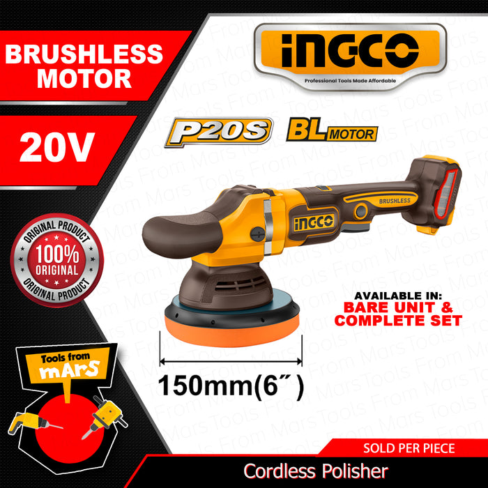 BUILDMATE Ingco Cordless Polisher (Unit only and Complete Set with Battery and Charger) APLI2015 & APLI20151 - ICPT