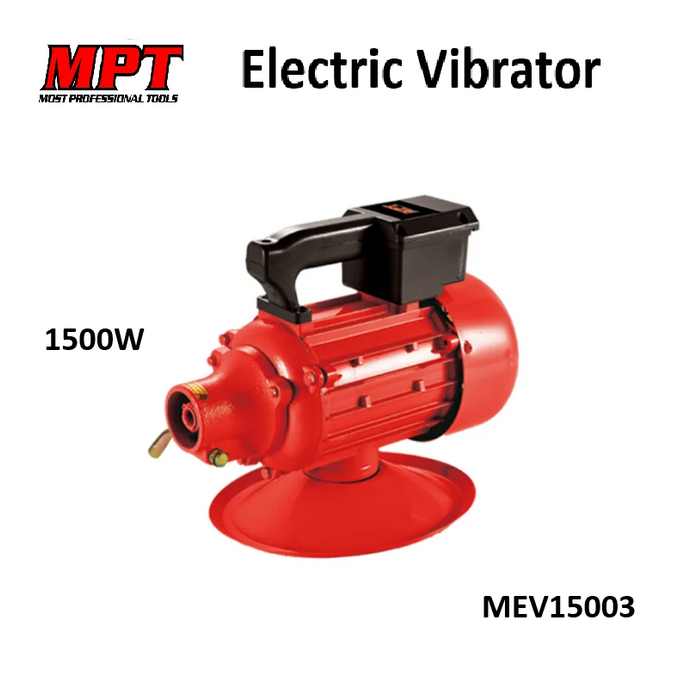 MPT 1500W Electric Vibrator 50mm 2HP MEV15003 PT• MOST PROFESSIONAL TOOLS •