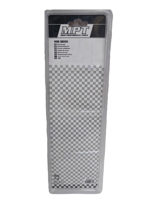 MPT Wire Brush 0.3mm Copper Plated Steel Wire for Rust, Paint and Varnish Removal MJ13006 HT • MOST PROFESSIONAL TOOLS •