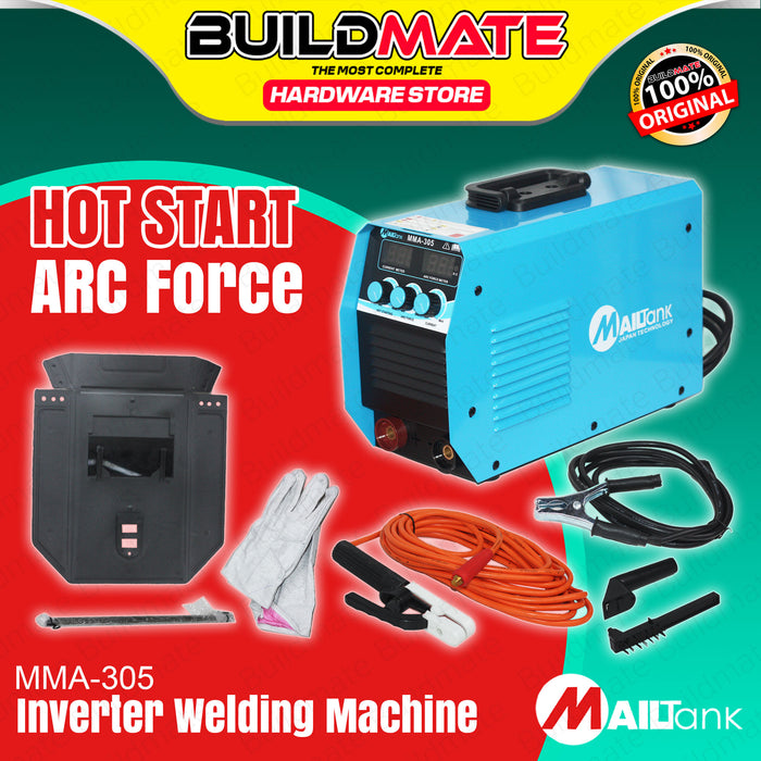 MAILTANK IGBT Inverter Welding Machine Compact Welder Machine ARC Force MMA-305 | MMA300 •BUILDMATE•