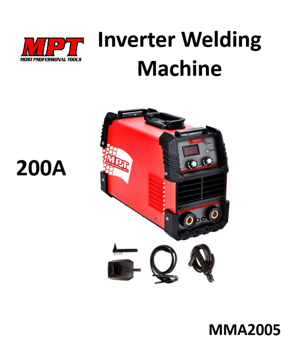 MPT 200A Inverter Welding Machine HD MMA2005 PT • MOST PROFESSIONAL TOOLS •
