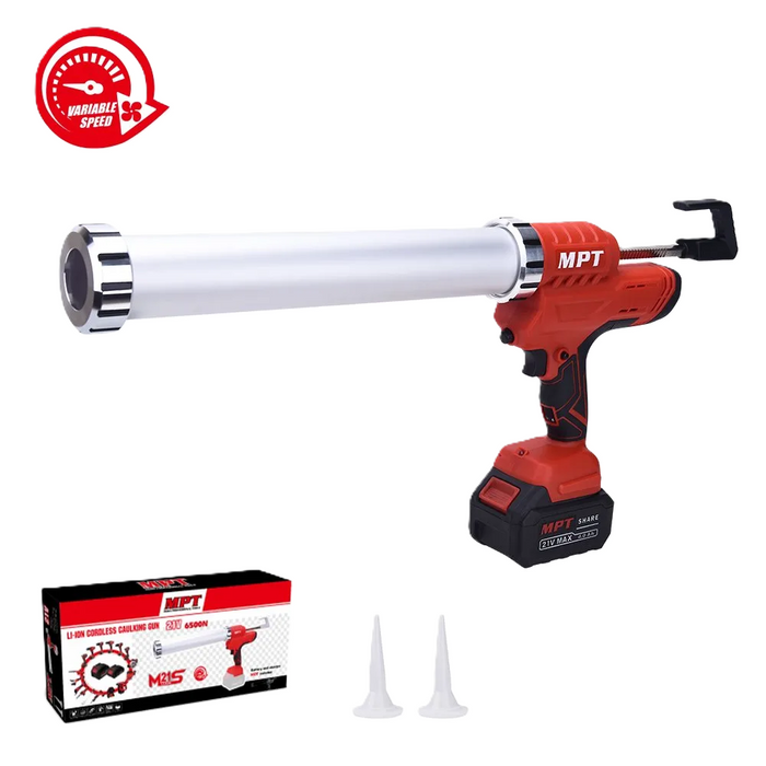MPT 21V Li-Ion Cordless Caulking Gun (BARE TOOLS ONLY) MPCCG2101 CL • MOST PROFESSIONAL TOOLS •