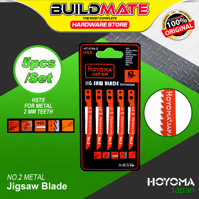 HOYOMA Jigsaw Blade 5PCS/PAD HIGH QUALITY •BUILDMATE• HYMA