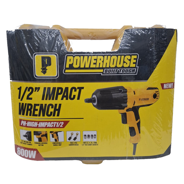 PowerHouse 1/2" High Torque Impact Wrench with Carrying Case PH-HIGH-IMPACT1/2 PHPT