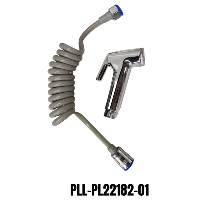 BUILDMATE x POLOLOCK by POLONET ABS & 304 Stainless Steel Bidet Spray Set – 1.2M/1.5M Hose | Handheld Toilet Spray Gun for Bathroom, Pet & Floor Cleaning