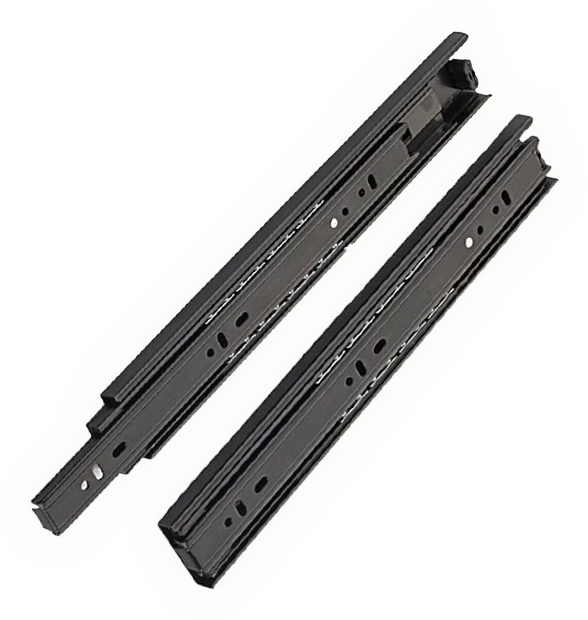 BUILDMATE Pololock 3-FOLD Ordinary Drawer Slide Guide Ball Bearing 10 - 22" Inch for Cabinet PL88002