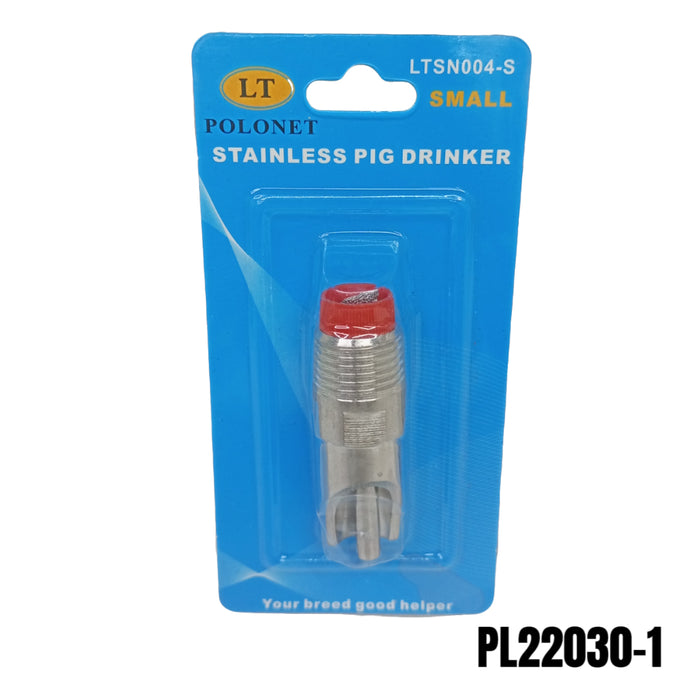 BUILDMATE x POLOLOCK by POLONET Stainless Steel Pig Drinker | Automatic Water Feeder for Pigs – Small & Large Size