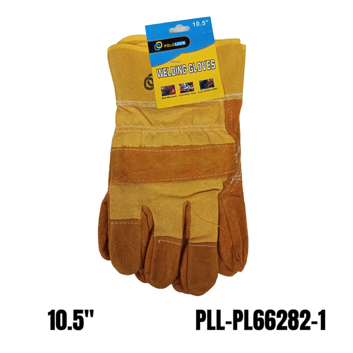 BUILDMATE x POLOLOCK Welding Gloves 10.5” / 14” / 16” / 18” – Heat-Resistant Leather Gloves for Gas, Electric & Arc Welding Protection