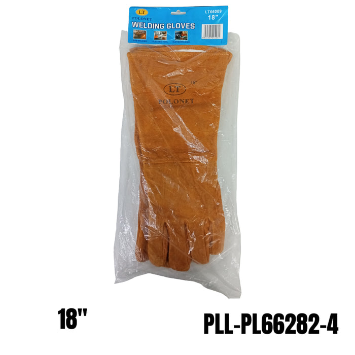 BUILDMATE x POLOLOCK Welding Gloves 10.5” / 14” / 16” / 18” – Heat-Resistant Leather Gloves for Gas, Electric & Arc Welding Protection