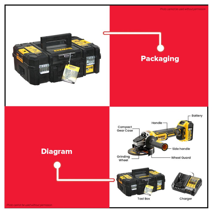 Buildmate x DEWALT 20V Max Atomic Cordless Impact Driver Kit 205Nm w/ 2.0Ah DCF850D2A-B