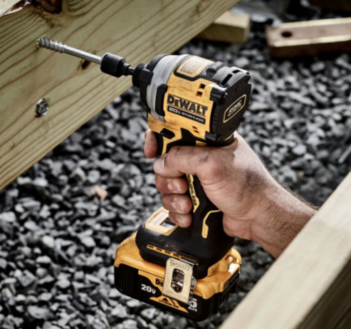 BUILDMATE x DEWALT 20V Max Atomic Impact Driver | 1/4" Hex, 205Nm, 3,800 IPM, Bare Tool DCF850N-B1