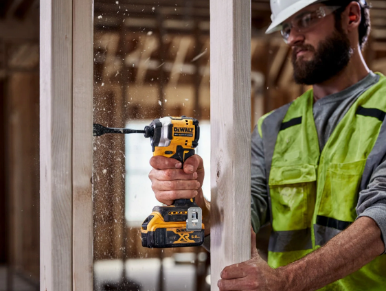 BUILDMATE x DEWALT 20V Max Atomic Impact Driver | 1/4" Hex, 205Nm, 3,800 IPM, Bare Tool DCF850N-B1