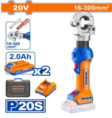 Buildmate x Wadfow Cordless Hydraulic Crimping Tool 20V 16-300mm² WHT2M30 WCPT