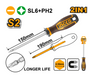 INGCO 2-in-1 Screwdriver Set Interchangeable Flat and Philips Tips AKISD26150 IHT - BUILDMATE