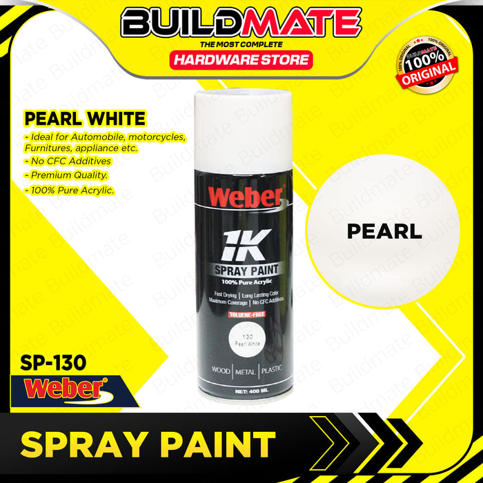 BUILDMATE Weber Auto Spray Paint 400ml Fast Drying Pure Acrylic Color Sprayer Paint Automotive Finishes SOLD PER PIECE