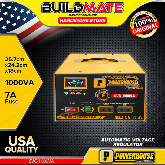BUILDMATE Powerhouse AVR Automatic Voltage Regulator 500A / 1000A / 1500A Voltage Stabilizer Control Device Power Surge Protection - PHE