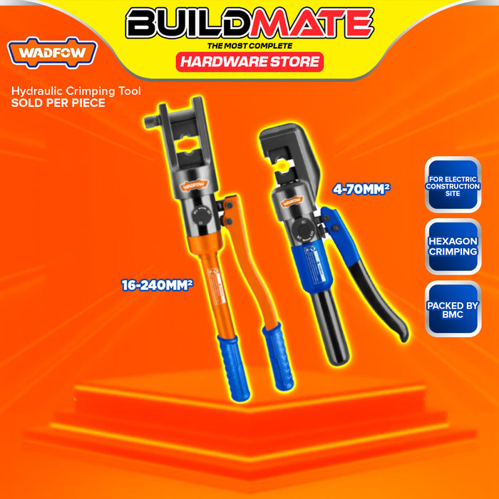 BUILDMATE Wadfow Hydraulic Crimping Tool Cu 4-70MM² / Cu 16-240MM² Crimper Plier Tool Kit SOLD PER PIECE WHT1D70 / WHT1D24 - WHT