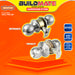 BUILDMATE WADFOW Cylindrical Door Knob Set Entrance / Privacy Function Lockset Door Lock Knobset SOLD PER SET WQH1501 / WQH1502 - WHT