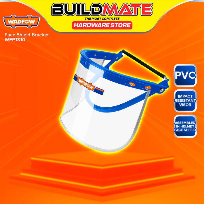 BUILDMATE Wadfow Face Shield Bracket Mask PVC Work Safety Covering Face Shield Mask WFP1310 - WHT