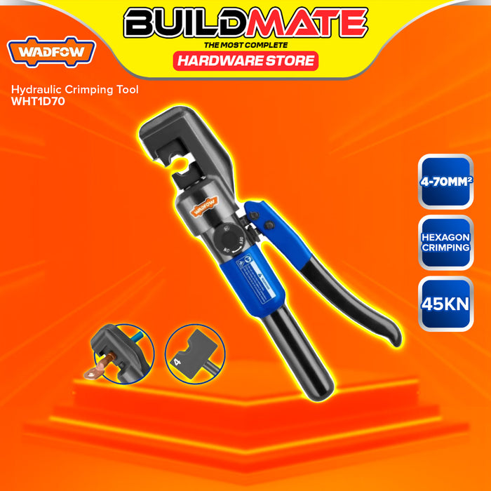 BUILDMATE Wadfow Hydraulic Crimping Tool Cu 4-70MM² / Cu 16-240MM² Crimper Plier Tool Kit SOLD PER PIECE WHT1D70 / WHT1D24 - WHT