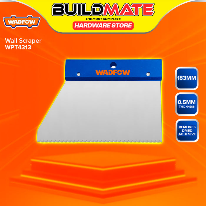 BUILDMATE Wadfow Wall Scraper With Plastic Handle For Removing Paint, Tiles, Flooring WPT4313 - WHT