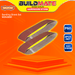 BUILDMATE Wadfow 2PCS/SET Sanding Sheet 100x610MM Grit P40-P80 Belt Sander Sheets Sandpaper For Polishing Wood SOLD PER SET - WHT