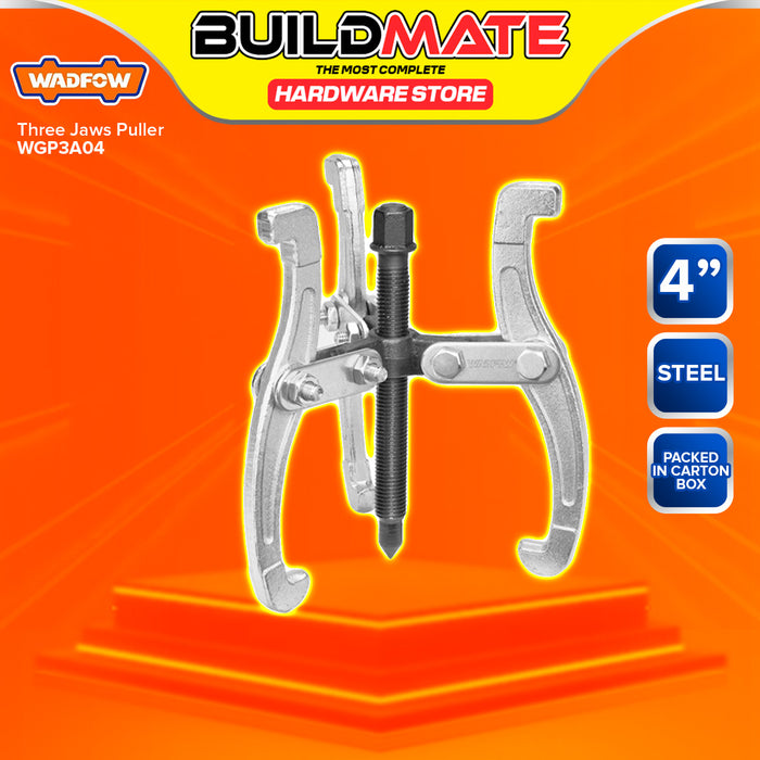 BUILDMATE Wadfow Three (3) Jaws Gear Puller 3" - 8' Inch Removal Bearing Car Gear Wheel Pullers Remover Hand Tool SOLD PER PIECE - WHT&nbsp;