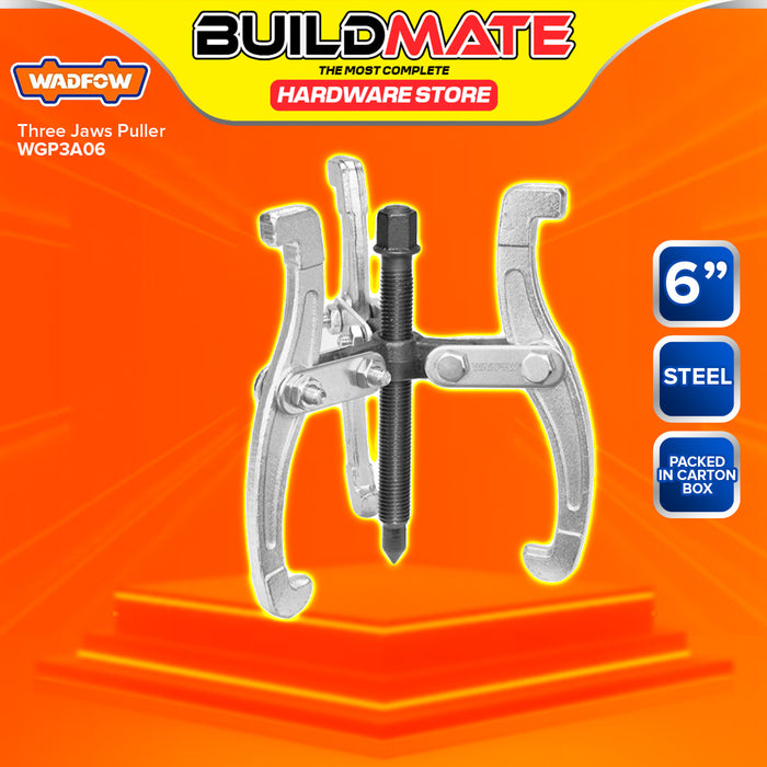 BUILDMATE Wadfow Three (3) Jaws Gear Puller 3" - 8' Inch Removal Bearing Car Gear Wheel Pullers Remover Hand Tool SOLD PER PIECE - WHT&nbsp;