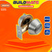 BUILDMATE Wadfow Door Knobs with Single / Double Cylinder Deadbolt Lockset Keyed Alike Entance Lock WUE1501 / WUE1502 - WHT