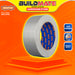 BUILDMATE Wadfow 25M x 48MM Duct Tape Adhesive Tape Office Grey Duct Tape for Ductwork WVT2H12 - WHT
