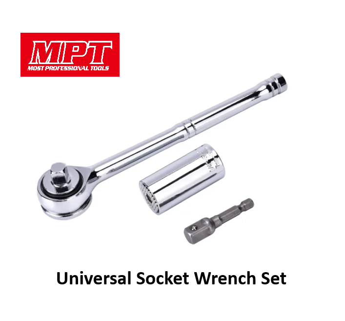 MPT 3pcs Universal Socket Wrench Set (3PCS/SET) MHG07002 HT •MOST PROFESSIONAL TOOLS •