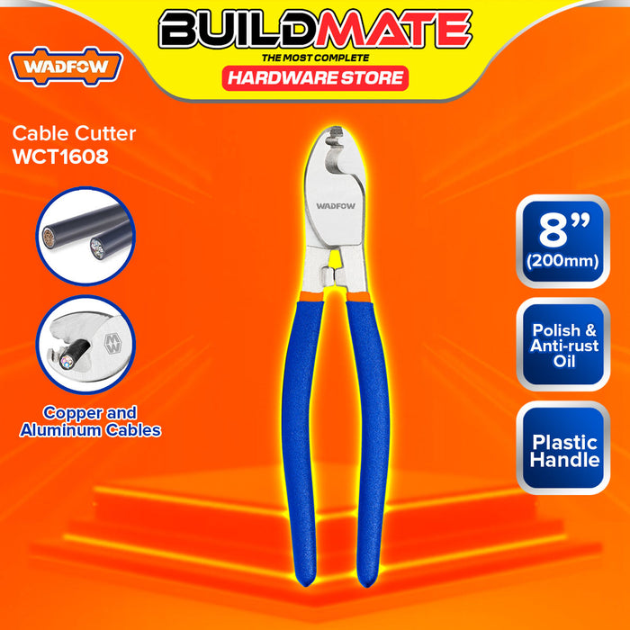BUILDMATE Wadfow Cable Cutter 6" -10" Carbon Steel  Cable Shear Wire Trimmer Pliers Electrician Lineman Snipping Tool SOLD PER PIECE - WHT