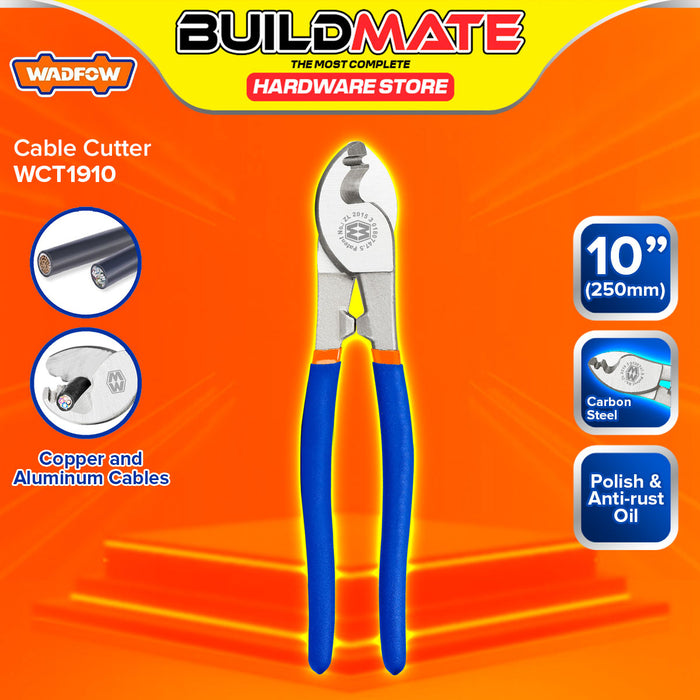 BUILDMATE Wadfow Cable Cutter 6" -10" Carbon Steel  Cable Shear Wire Trimmer Pliers Electrician Lineman Snipping Tool SOLD PER PIECE - WHT