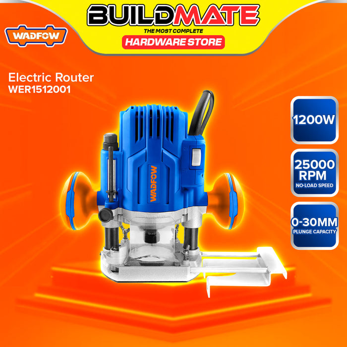 BUILDMATE Wadfow 1600W Electric Power Router Plunge Router Trimmer Ele ...