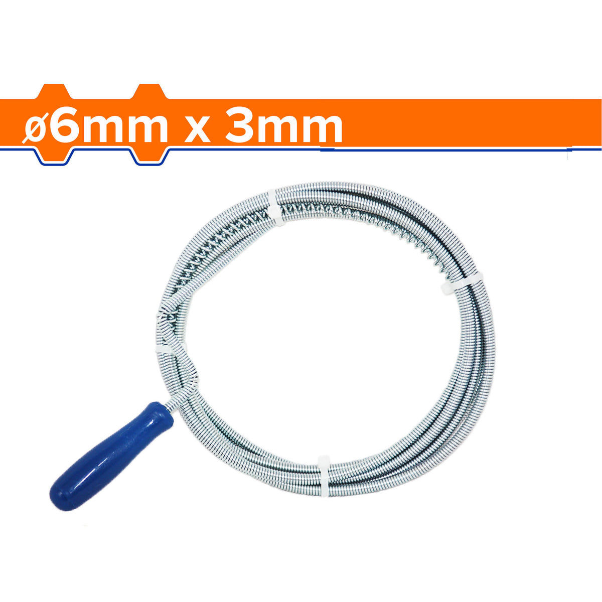 BUILDMATE Wadfow 6MMx3M Flexible Spring Drain Auger Wire Sewer Plumbin ...