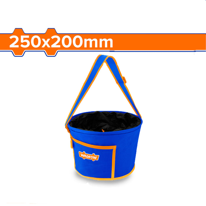 BUILDMATE Wadfow Tools Bag 250x200mm Stackable Tools Kit Organizer Storage Multi-Purpose WTG8101 WHT