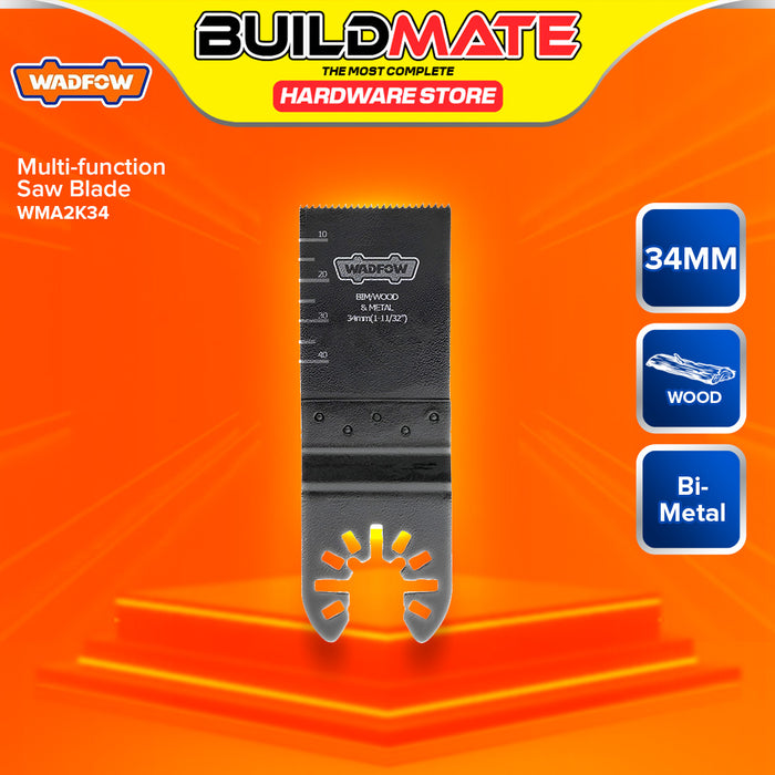BUILDMATE Wadfow Multi-function Saw Blade 10MM - 87MM for Multitools HCS / BIM for Wood Metal - WHT