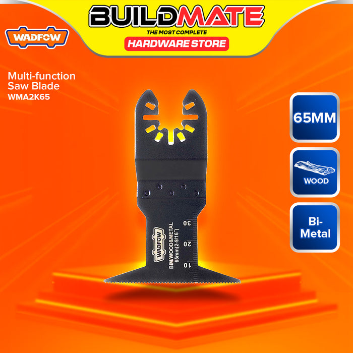 BUILDMATE Wadfow Multi-function Saw Blade 10MM - 87MM for Multitools HCS / BIM for Wood Metal - WHT