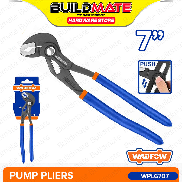 BUILDMATE Wadfow Water Pump Pliers 7" / 10" / 12" Tongue and Groove Channel Lock Pliers For Plumbing - WHT