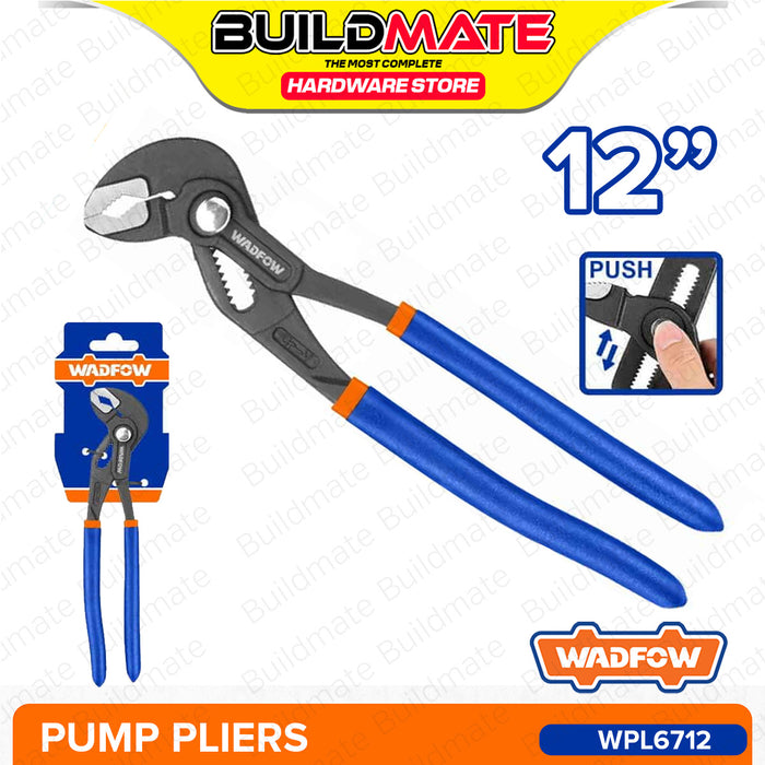 BUILDMATE Wadfow Water Pump Pliers 7" / 10" / 12" Tongue and Groove Channel Lock Pliers For Plumbing - WHT