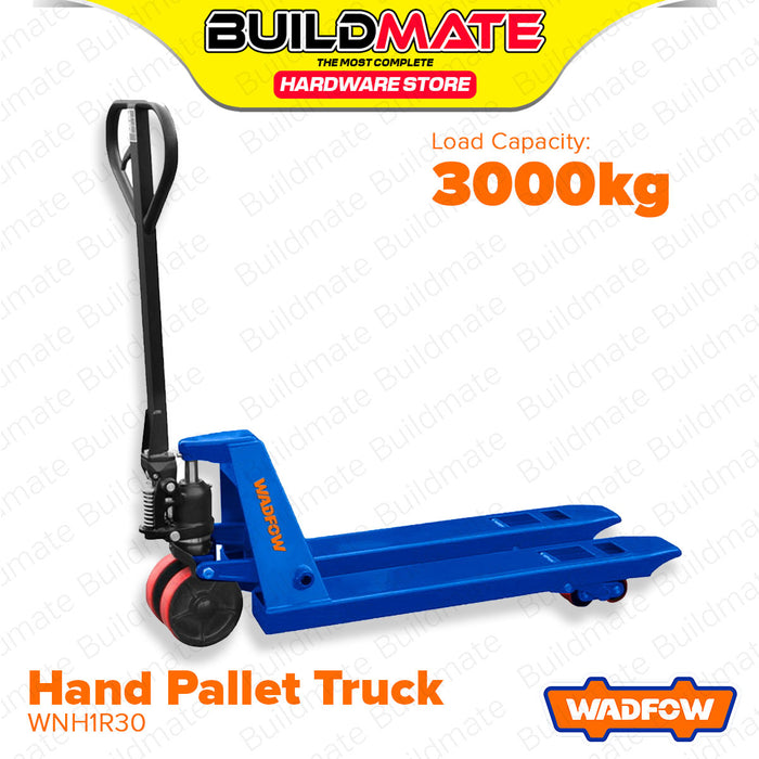 BUILDMATE Wadfow Hand Pallet Truck 3000KG Hydraulic Jack Forklift Truck Pallet Lifter WNH1R30 - WHT
