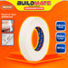 BUILDMATE Wadfow Masking Tape 12mm - 48mm Adhesive White Colored Tape For Painting and General Masking Applications SOLD PER PIECE - WHT